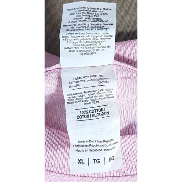 2019 Cape Cod Yarmouth Country Festival Pink Crew Neck T-Shirt | Gildan Ultra - Picture 4 of 12